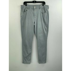 American Eagle 18 High Rise Jegging Skinny Jeans B48-11 Gray Womens 36x31